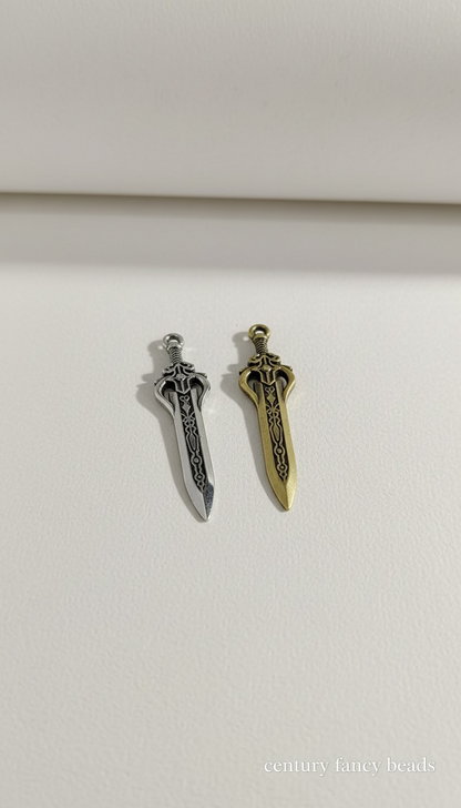 Premium Sliver  AXE  Shape Metal Pendant for Jewellery & Keychains |