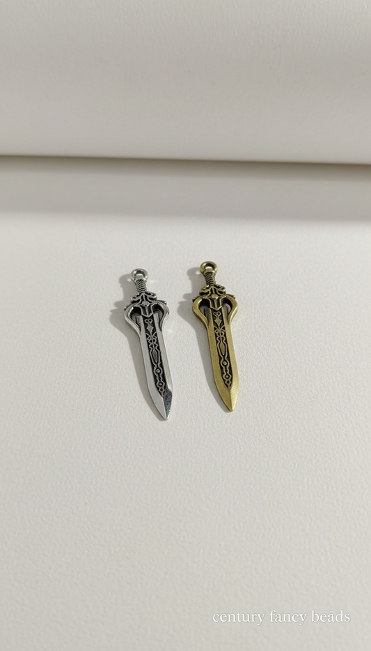 Premium Sliver  AXE  Shape Metal Pendant for Jewellery & Keychains |