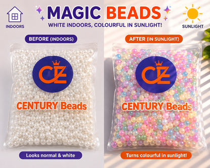 Magic Beads – Colour Changing Imitation Jewellery Beads | Century Fancy Bead