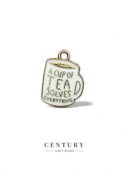 Cup of Tea charm for Imitation Jewellery Making | Century Fancy Beads