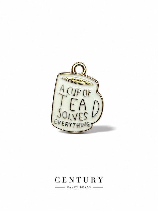 Cup of Tea charm for Imitation Jewellery Making | Century Fancy Beads