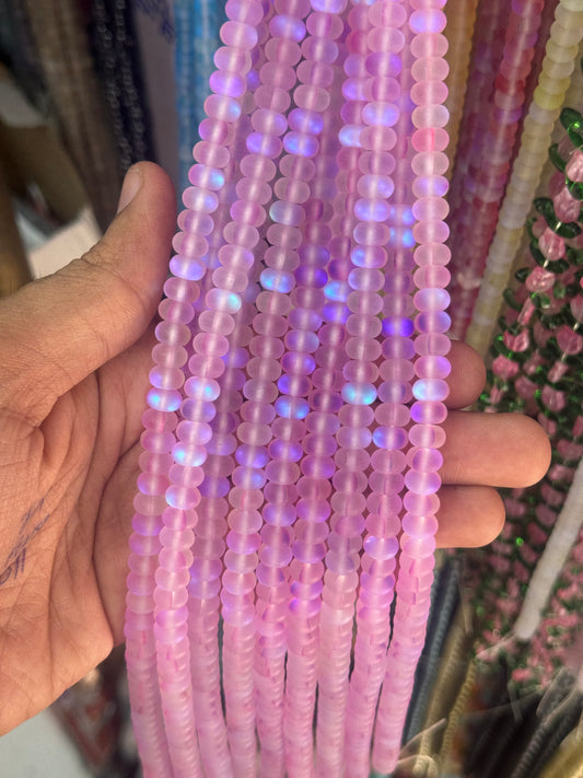 8mm UV Aura Beads Rainbow Shine