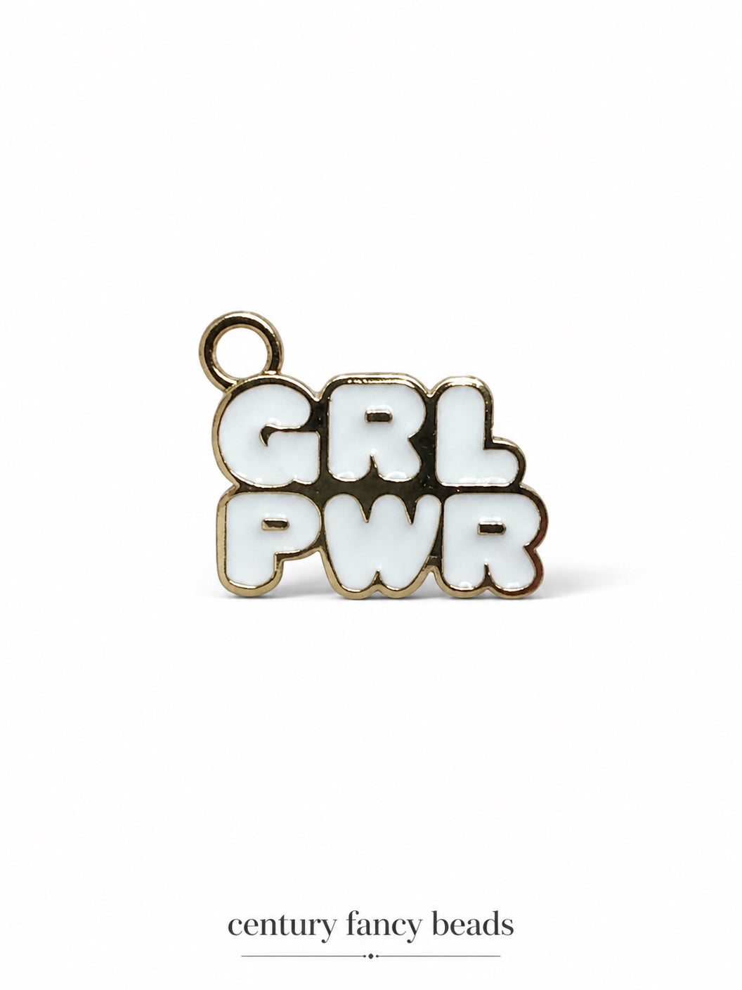 Girl power enamel for Imitation Jewellery Making | Century Fancy Beads