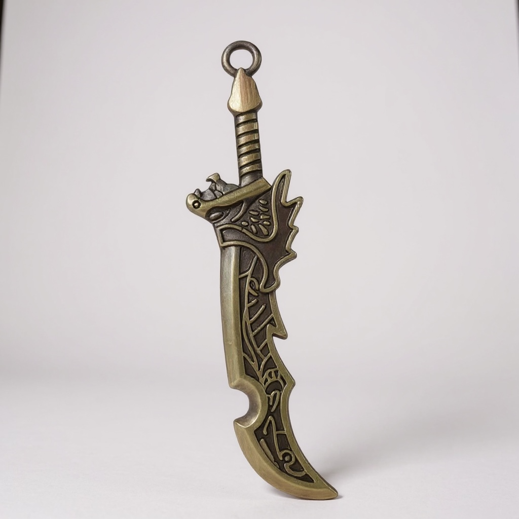 Antique Sword Charm Pendant