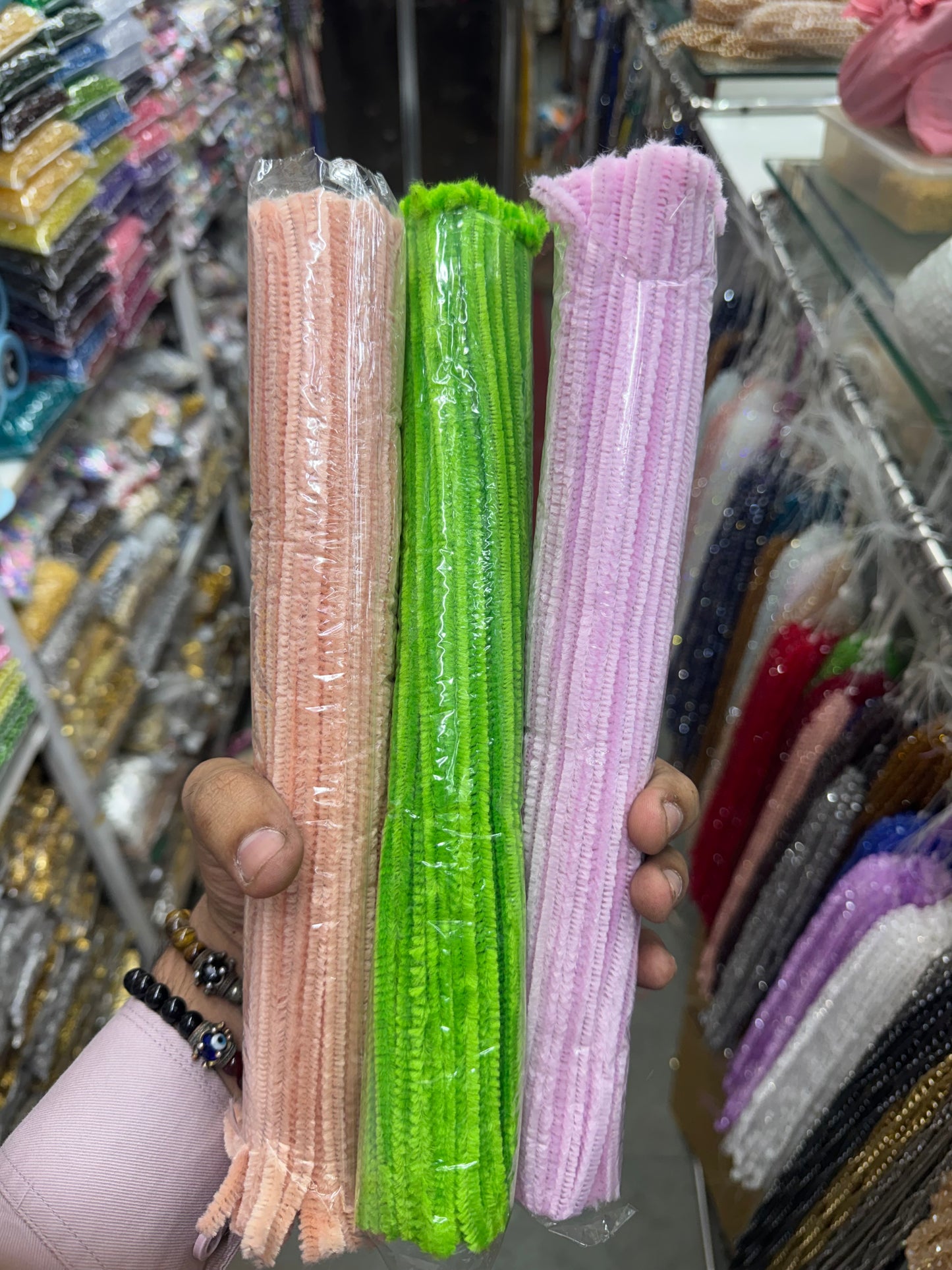 Clear Pipe Cleaners for Flower Making |