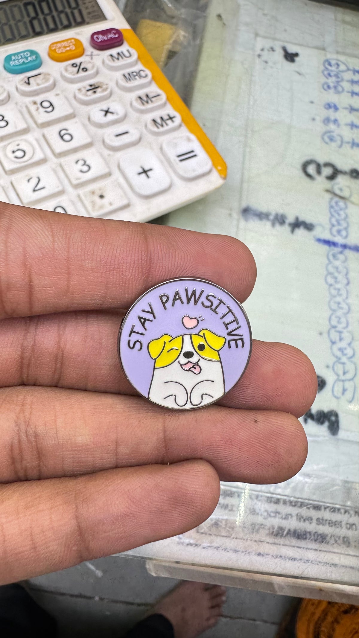 DOG LOVER Enamel Lapel Pin imatation jewellery