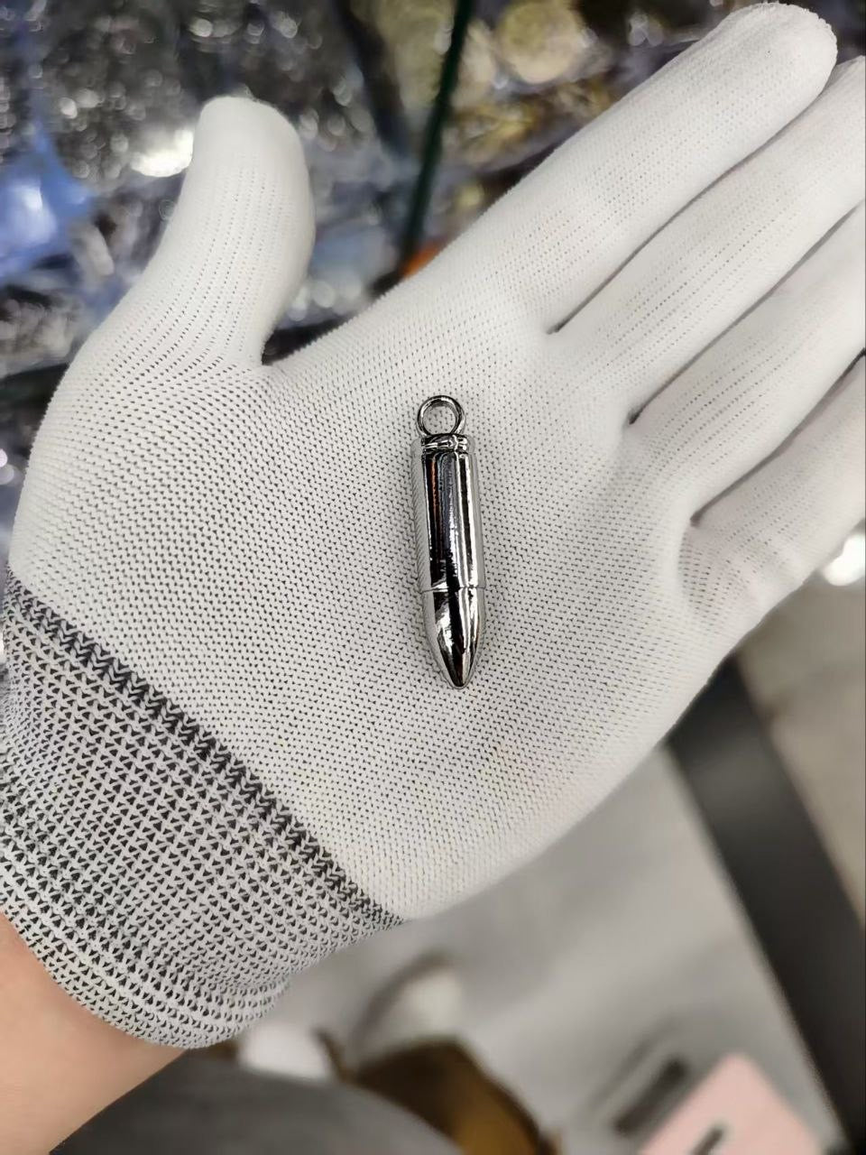 Premium bullet  Shape Metal Pendant for Jewellery & Keychains |