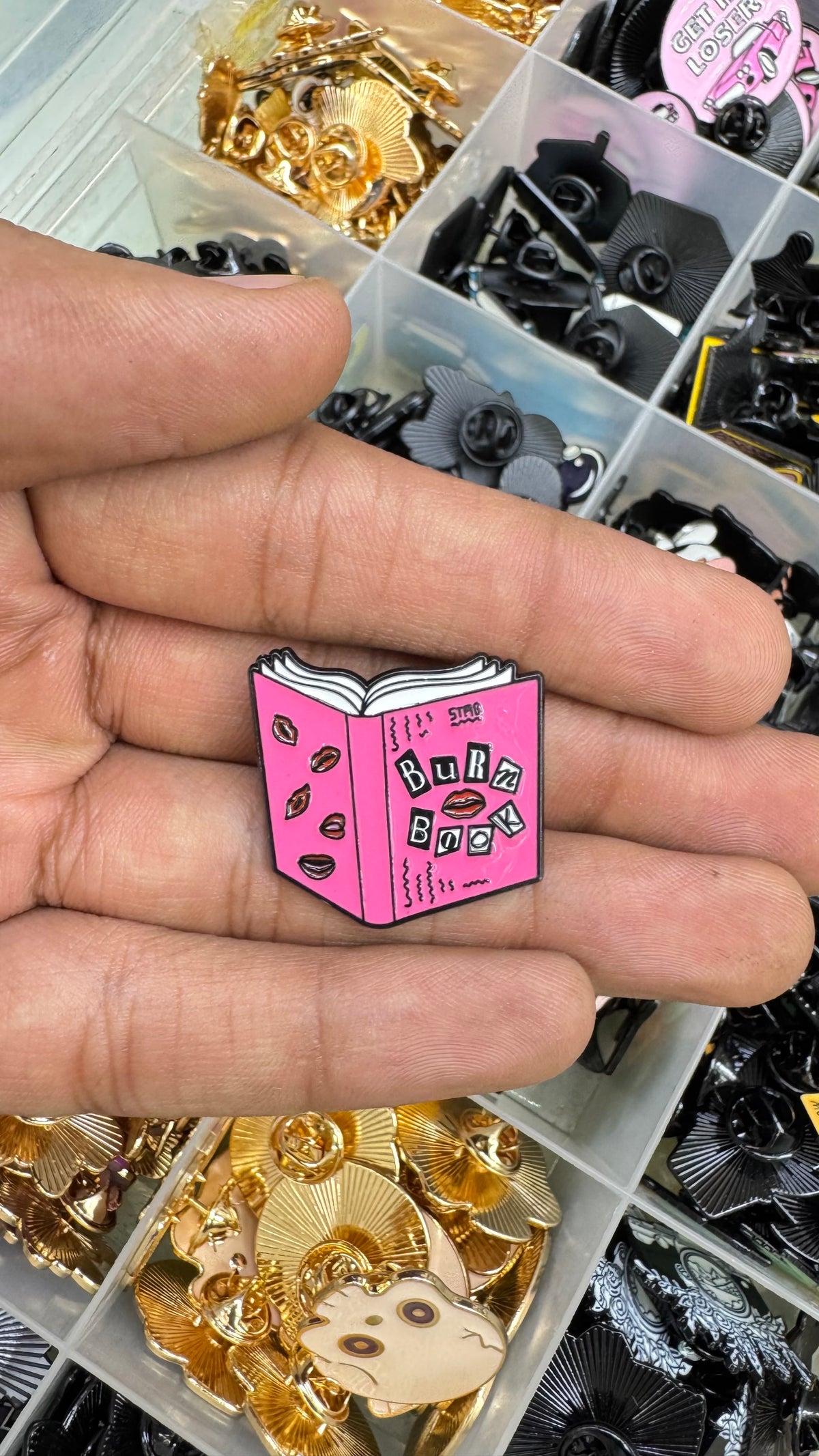 BOOK 📖 Enamel Lapel Pin imatation jewellery