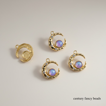 Premium Moti Gold Polish Designer Charms
