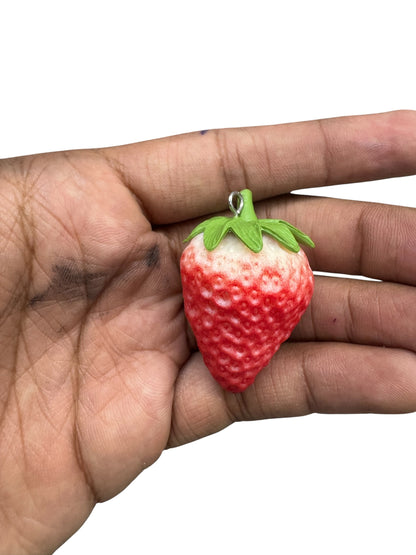 Realistic Fruit Charms for Jewelry Making & Keychains