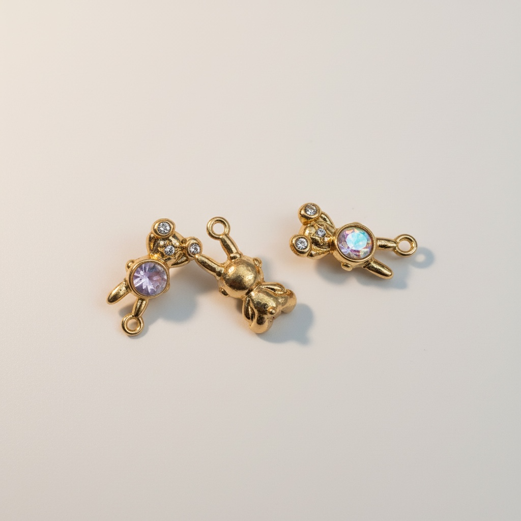 Premium Gold Polish Designer Charms