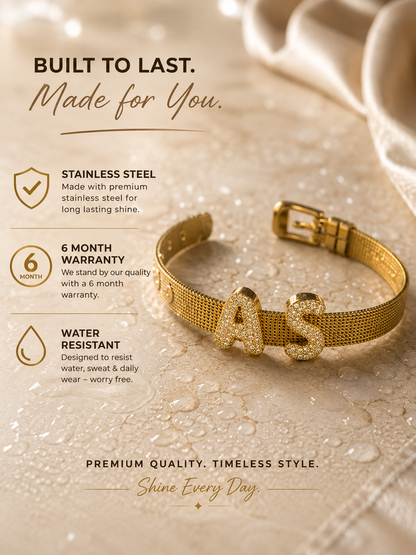 Premium Stainless Steel Mesh Bracelet Belt – Adjustable | Water Resistant | IMATATION JEWELLERY