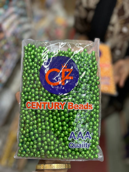 Pastel plastic beads (500 gram)