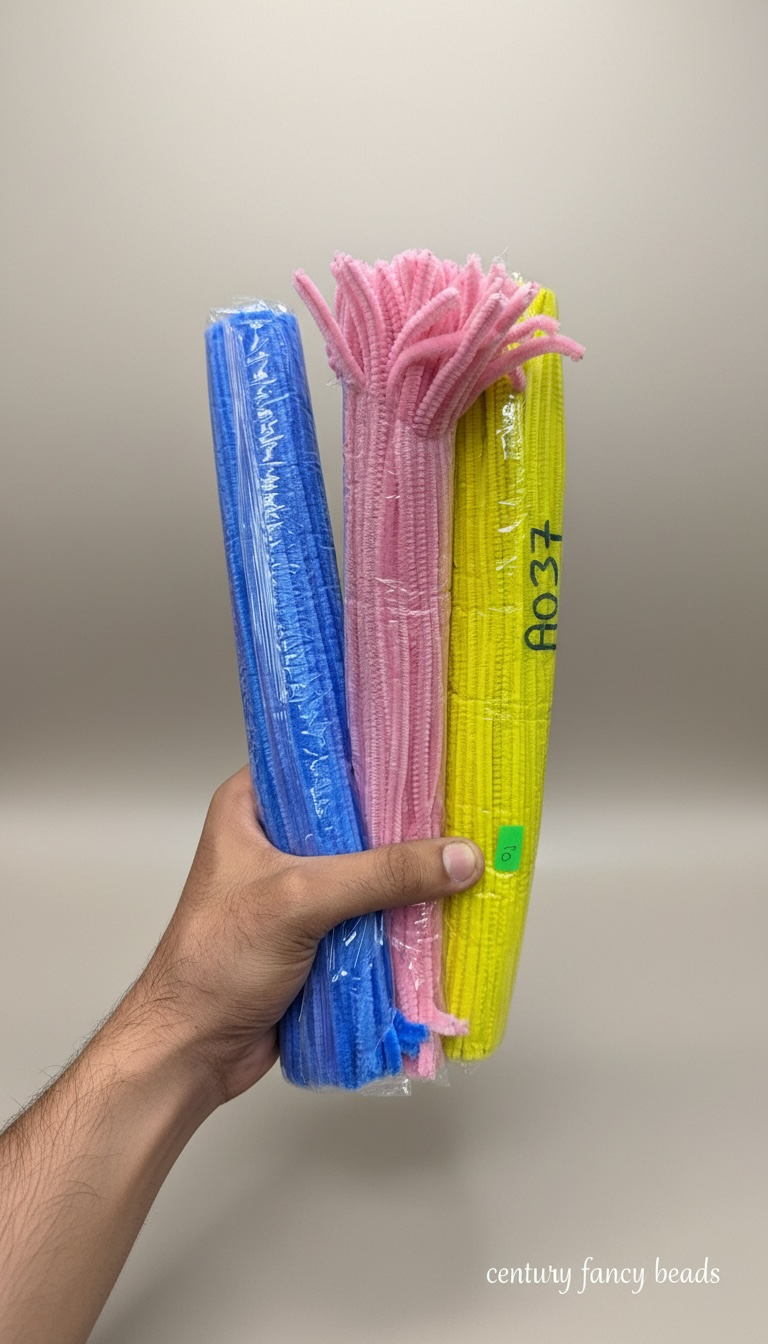Clear Pipe Cleaners for Flower Making |
