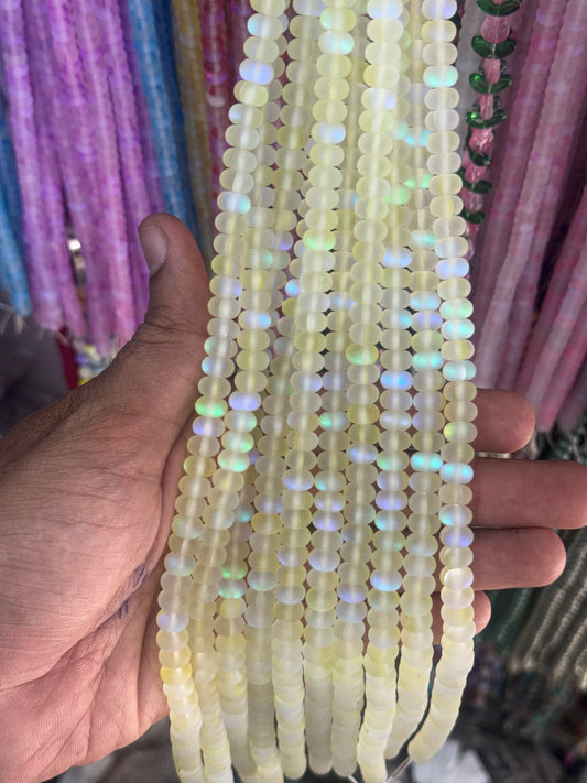 8mm UV Aura Beads Rainbow Shine