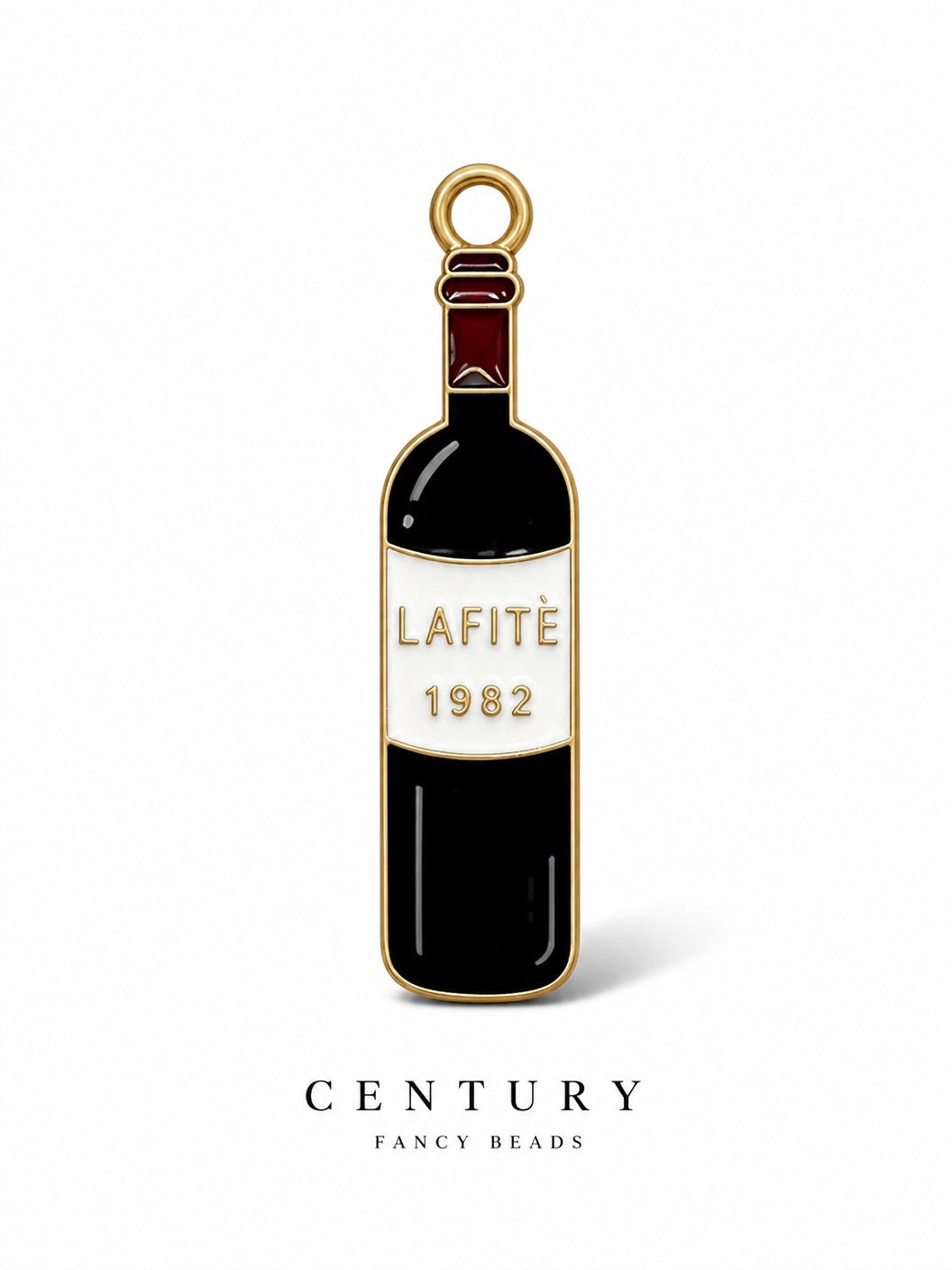 Wine bottle charm for Imitation Jewellery Making | Century Fancy Beads