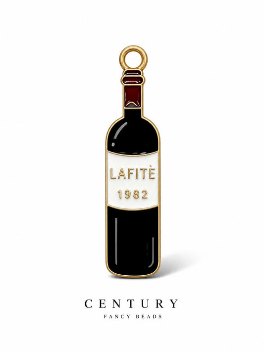 Wine bottle charm for Imitation Jewellery Making | Century Fancy Beads