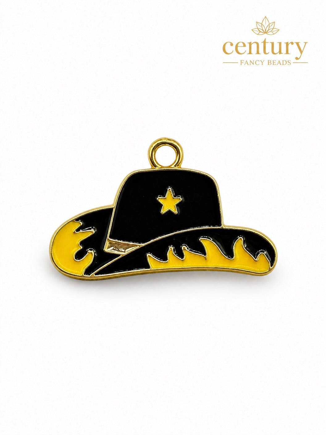 Cow boy hat  enamel for Imitation Jewellery Making | Century Fancy Beads