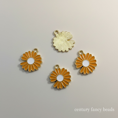 Enamel Flower Charms