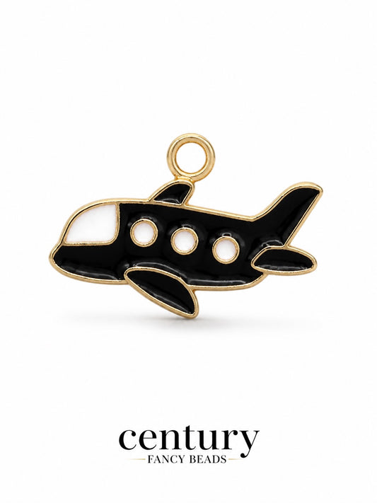 Aeroplane charm for Imitation Jewellery Making | Century Fancy Beads