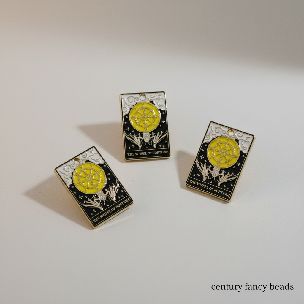 Premium Enamel Tarot Card Charms