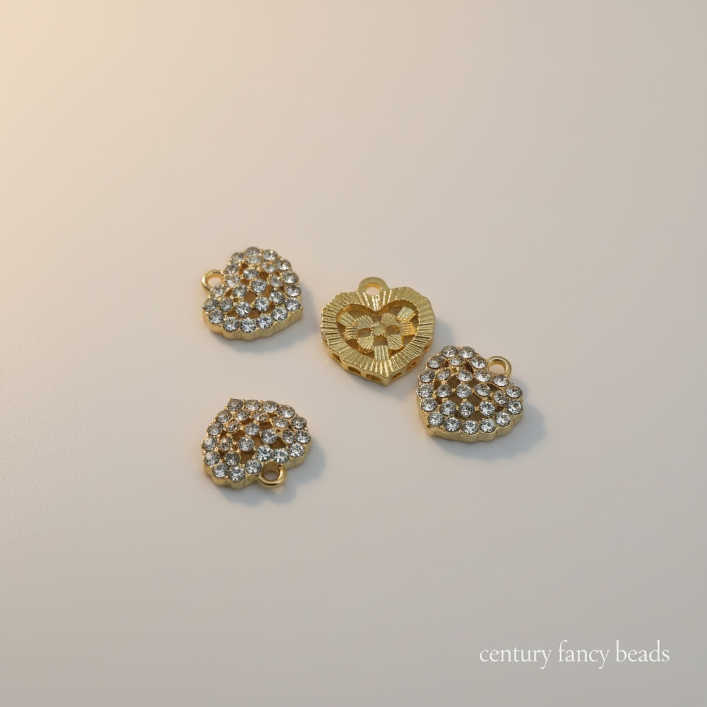 Premium Moti Gold Polish Designer Charms