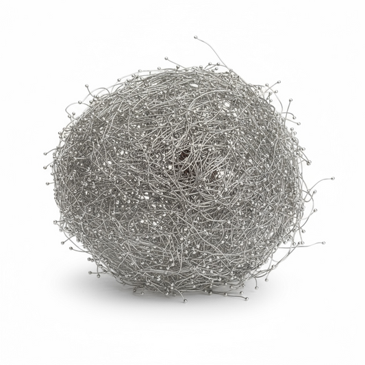 Gold & Silver Head Pins Ball End Wire for Jewelry Making – 25 Gram Pack
