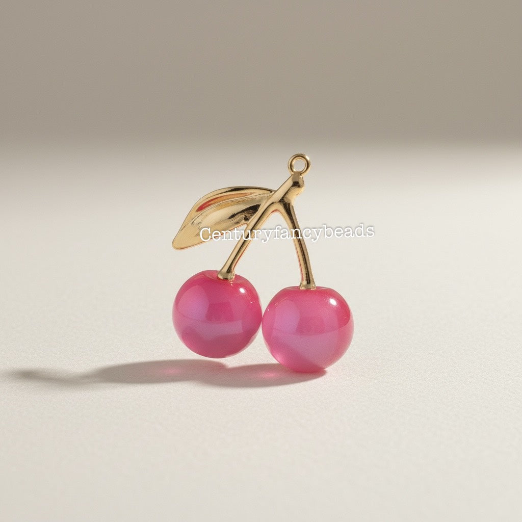 Cherry Charm Pendant | Cute Fruit Charm