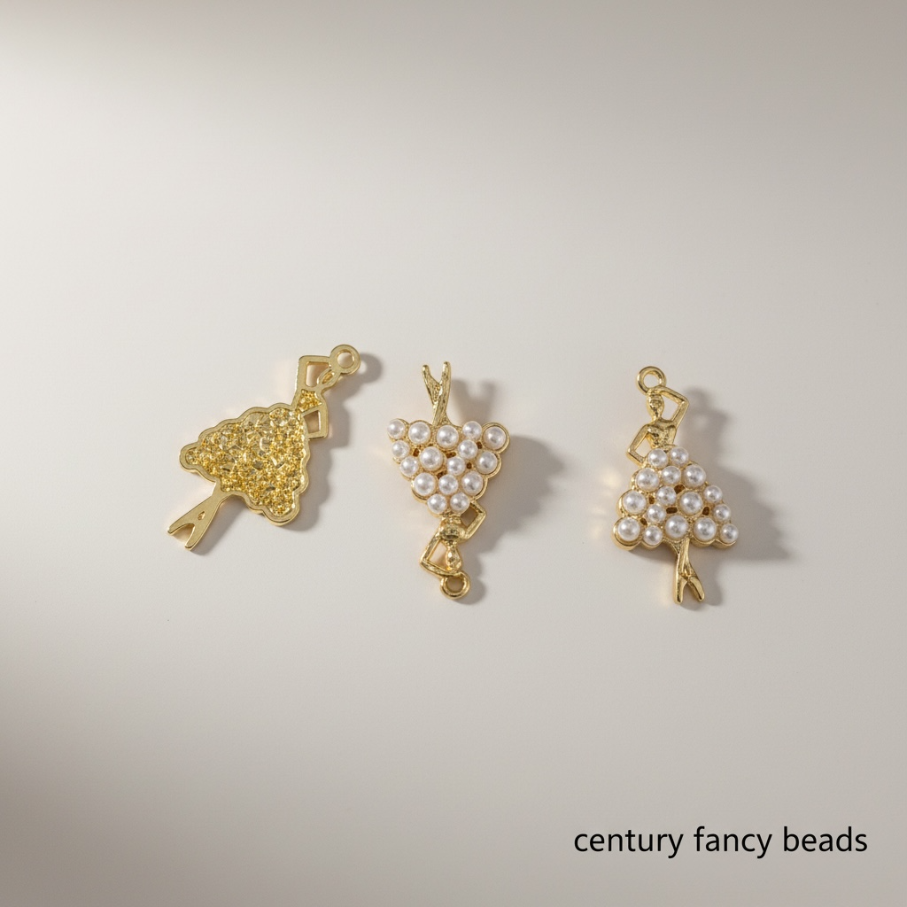 Premium Moti Gold Polish Designer Charms