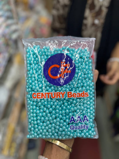 Pastel plastic beads (500 gram)