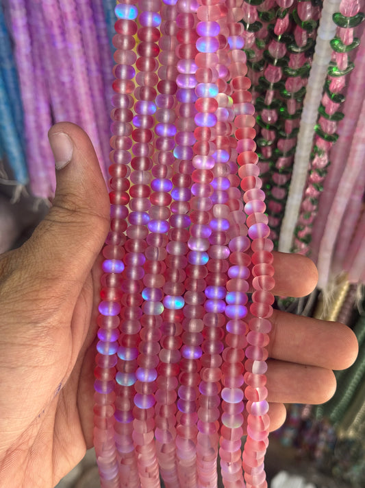 8mm UV Aura Beads Rainbow Shine