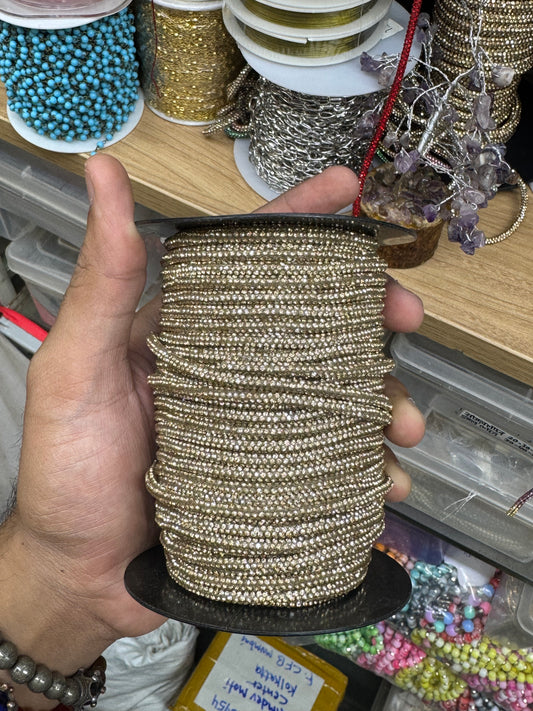 Rhinestone Line for Purse Making | Diamond Chain Roll