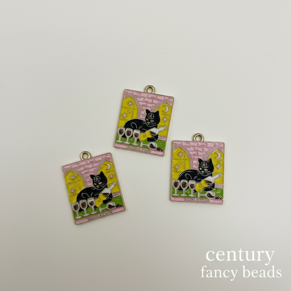 Premium Enamel Tarot Card Charms