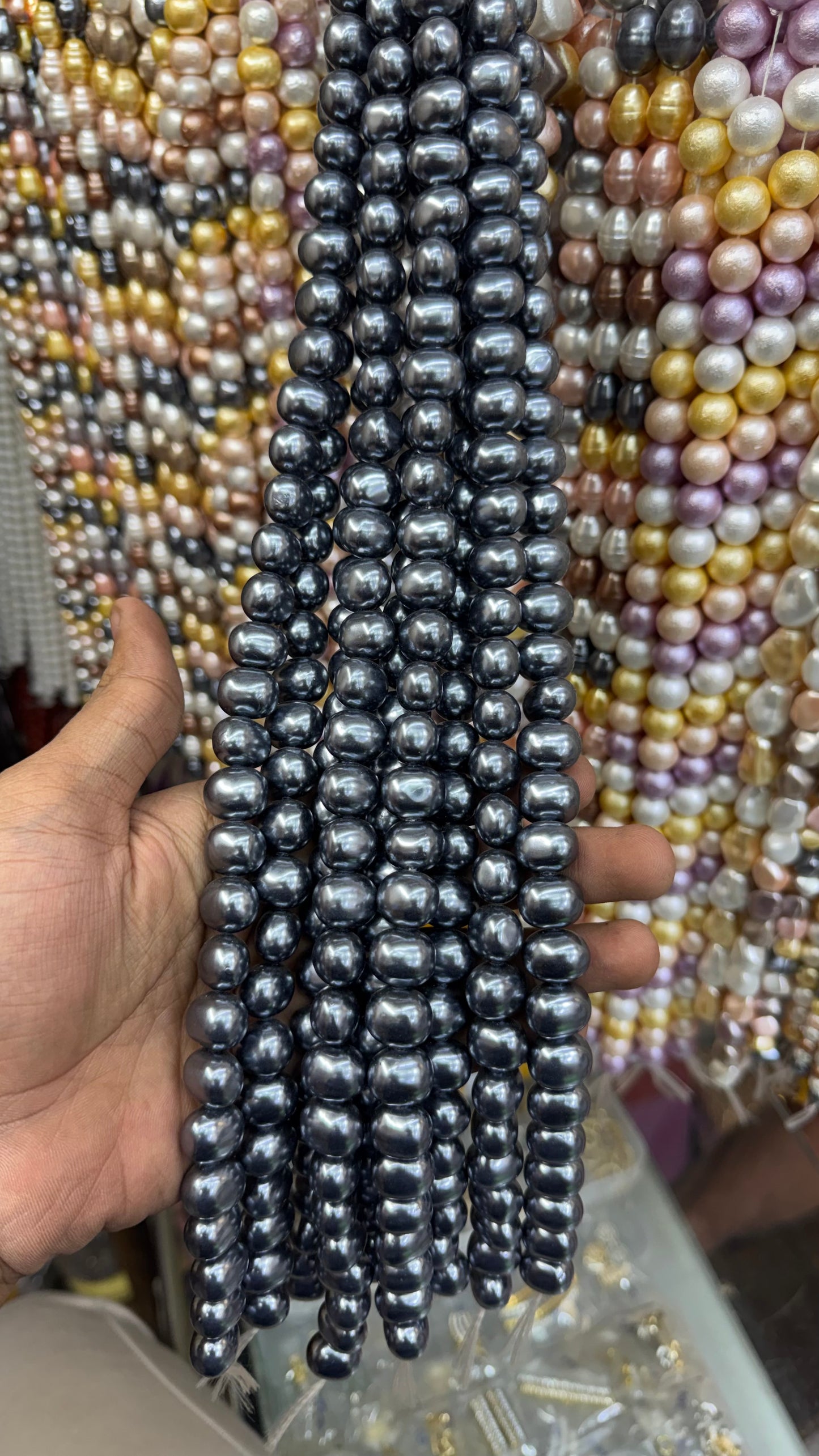 Multicolor Shell Pearl Beads – Irregular Luxury Pearls for Jewellery Making