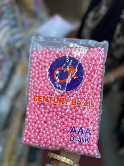Pastel plastic beads (500 gram)