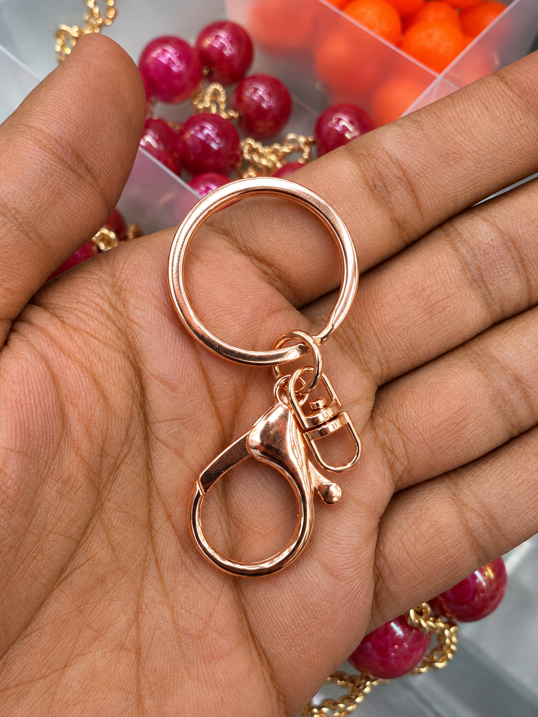 Keychain Ring with Lobster Clasp |