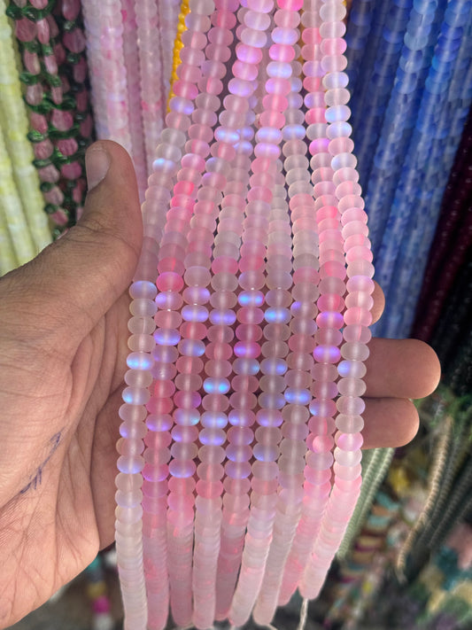 8mm UV Aura Beads Rainbow Shine