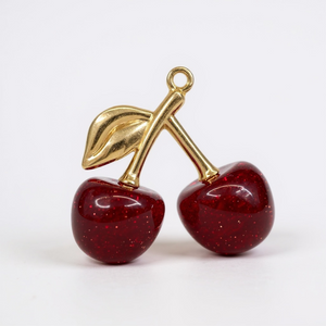 Cherry Charm Pendant | Cute Fruit Charm |