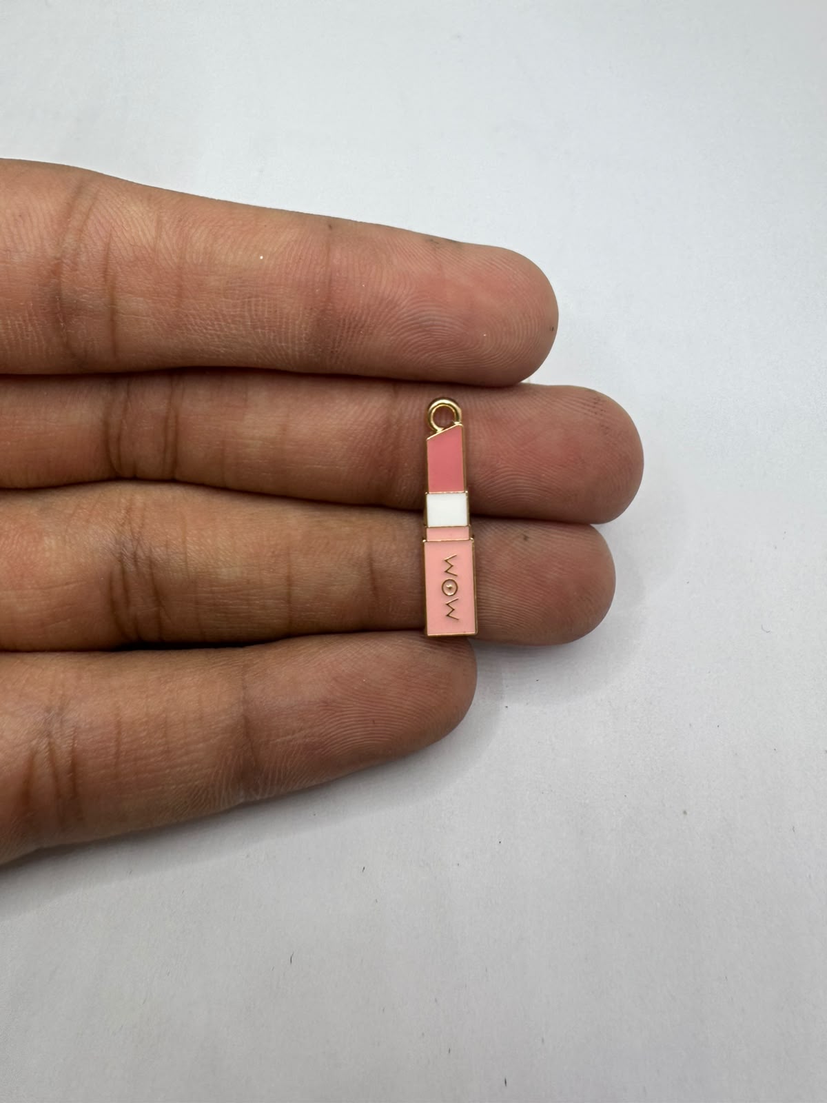 Pink Lipstick enamel for Imitation Jewellery Making | Century Fancy Beads