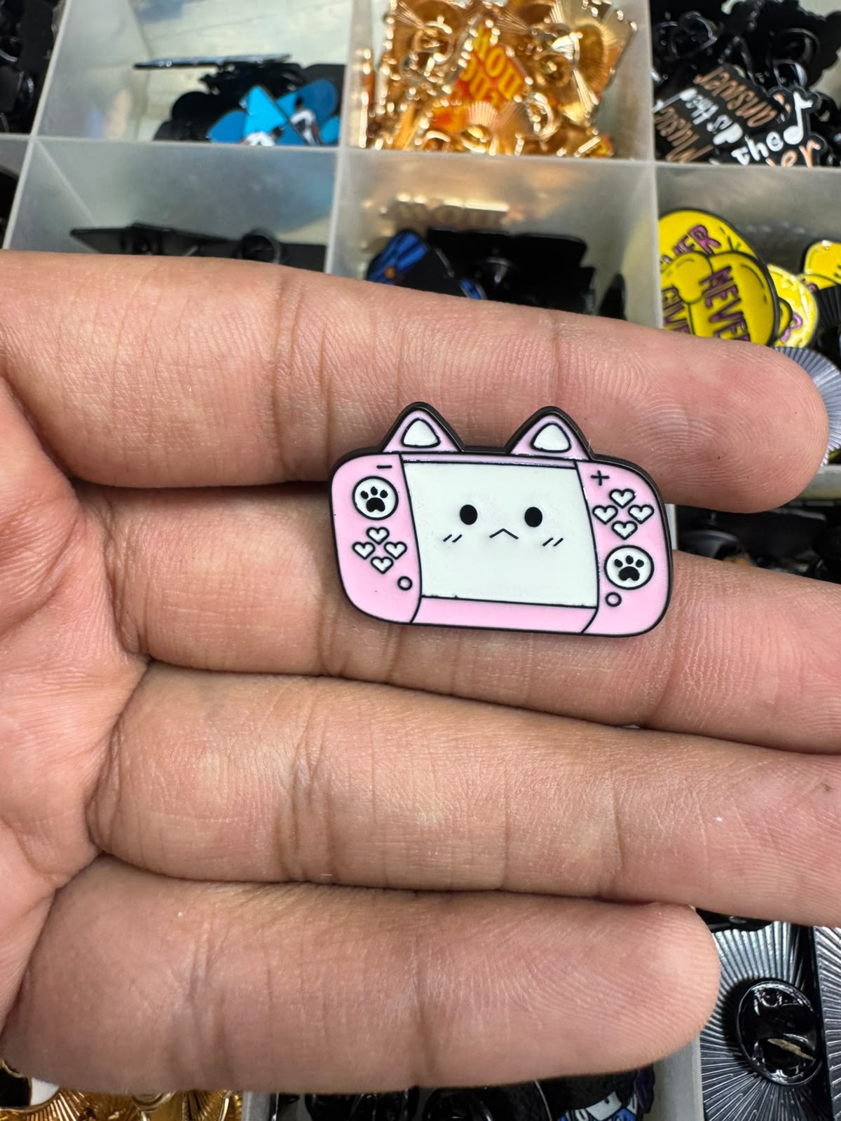GAME Enamel Brooch Pin for imatation jewellery