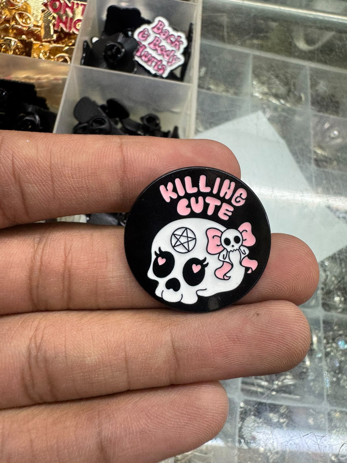 CUTE SKHULL Brooch Pin for imatation jewellery