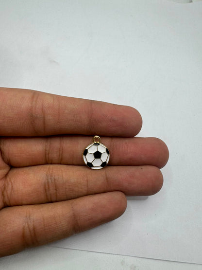 Football enamel for Imitation Jewellery Making | Century Fancy Beads