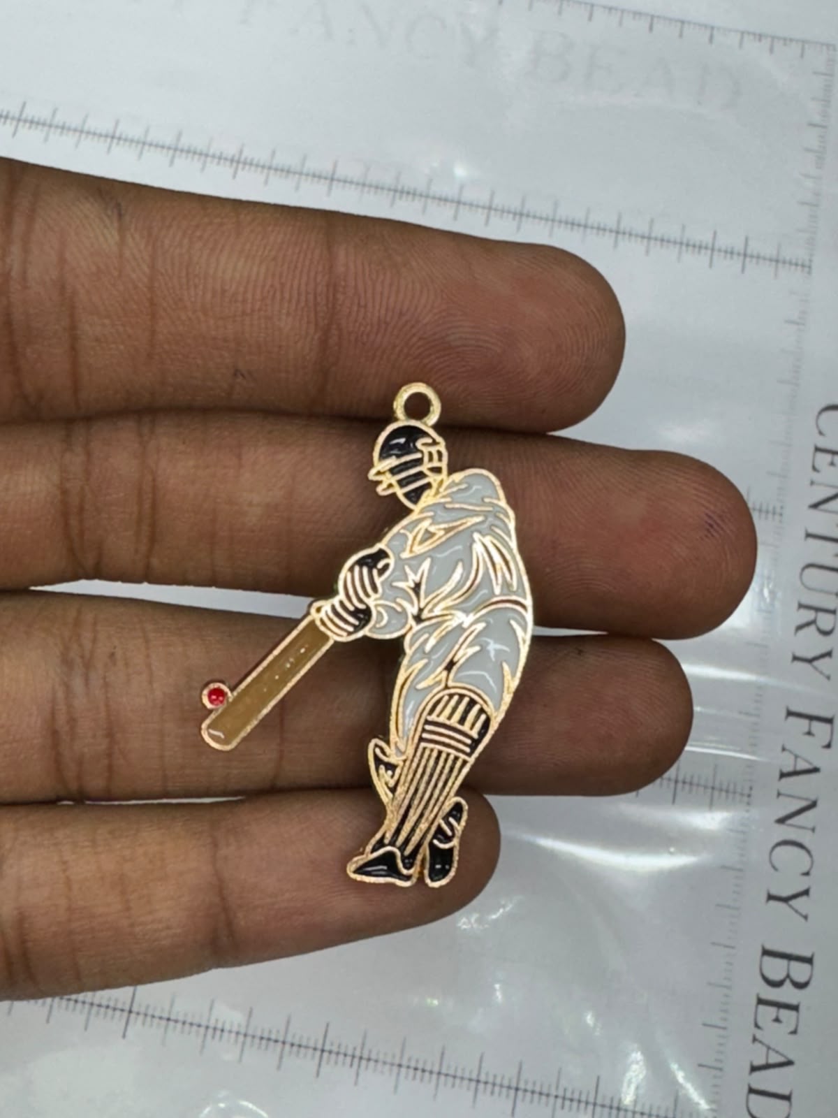 Cricketer for Imitation Jewellery Making | Century Fancy Beads