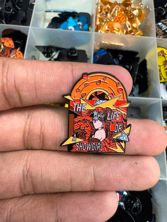“The Life of a Showgirl” by Taylor Swift 
 Brooch Pin for imatation jewellery