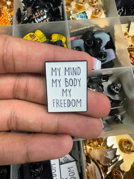 Self love  Enamel Brooch Pin for imatation jewellery