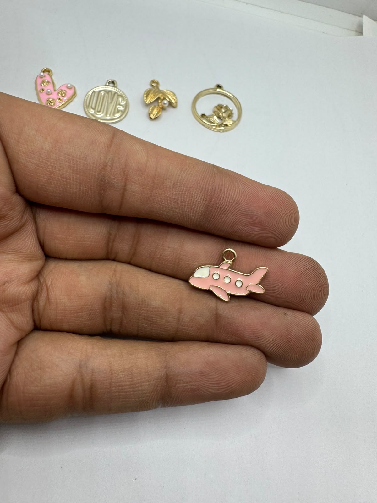 Aeroplane charm for Imitation Jewellery Making | Century Fancy Beads